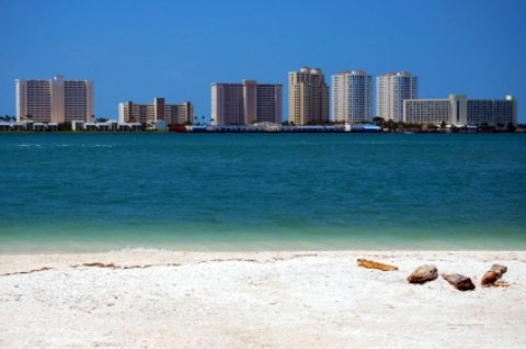 clearwater beach scene