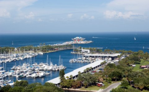 St Pete Florida harbor scene