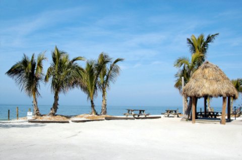 Captiva Island beach scene