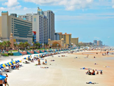 Daytona Beach Florida beach scene